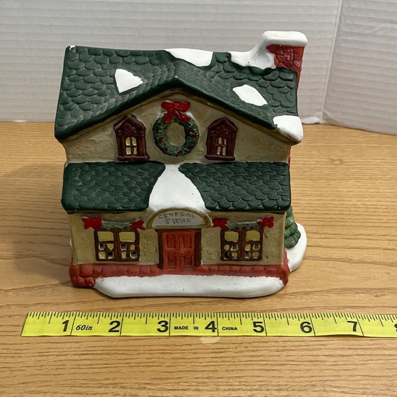 Windsor Christmas Village General Store Ceramic Holiday Decor Orig Box Retired - Picture 9 of 11
